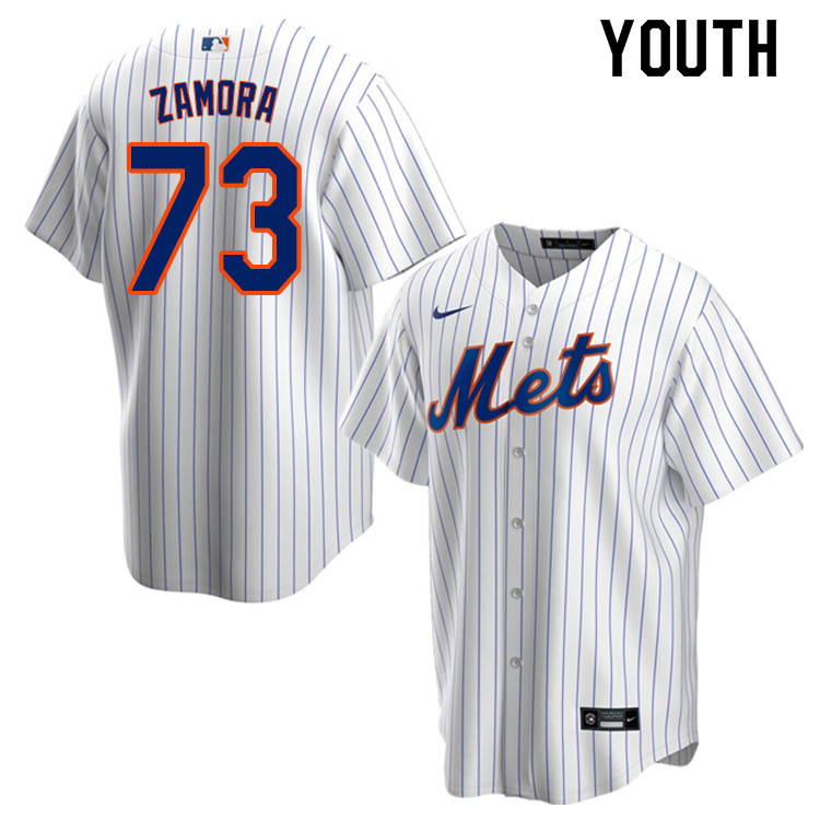 Nike Youth #73 Daniel Zamora New York Mets Baseball Jerseys Sale-White